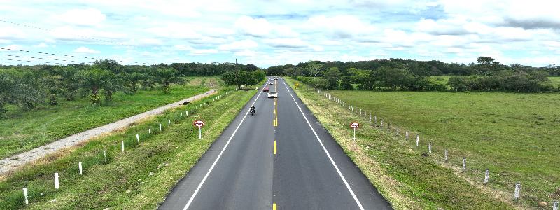 Vista aérea autopista