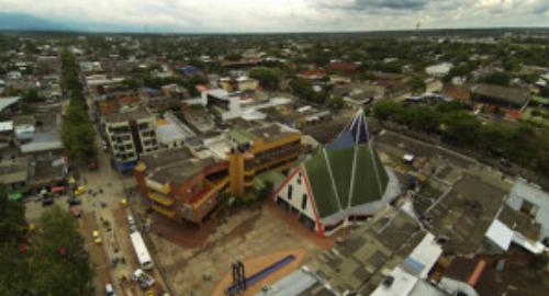 Panorámica del centro del municipio